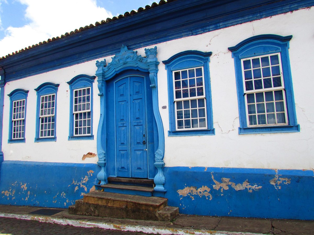 Casario histórico em Sabará, na Região Metropolitana de Belo Horizonte