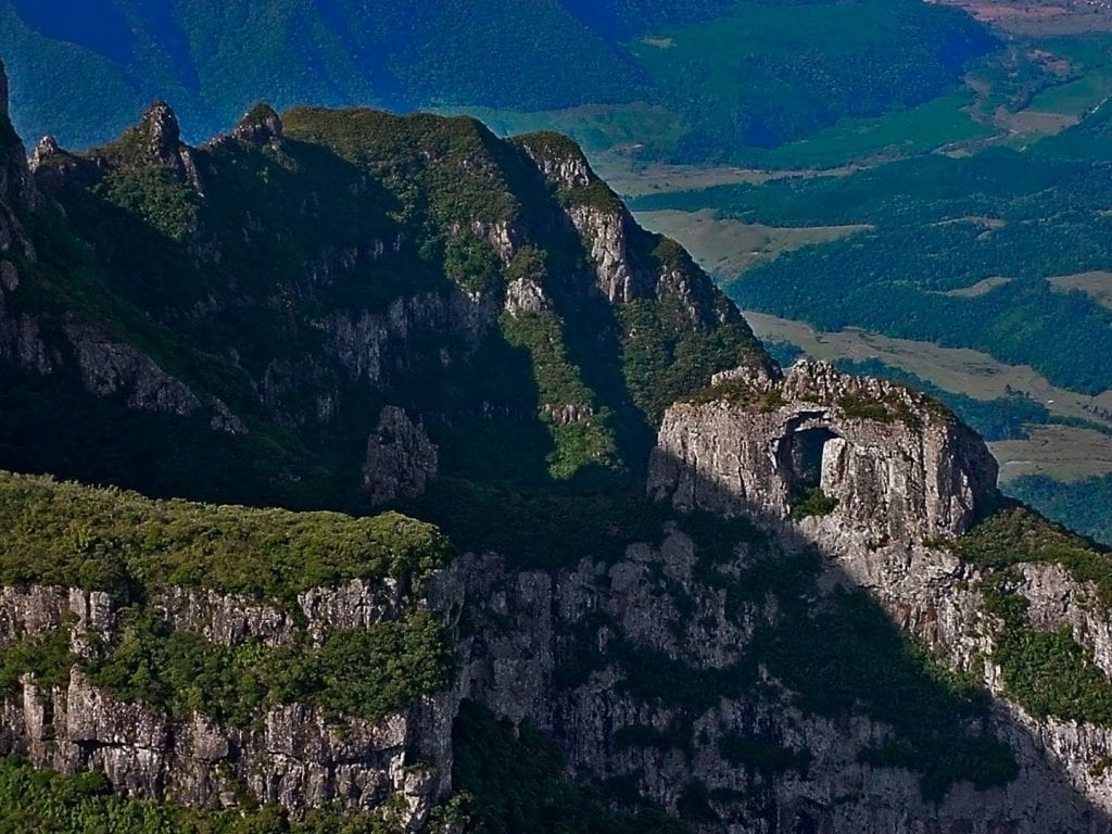 Paisagem do Morro da Igreja, na Serra Catarinense