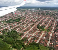 Vista urbana na região oeste da Bahia
