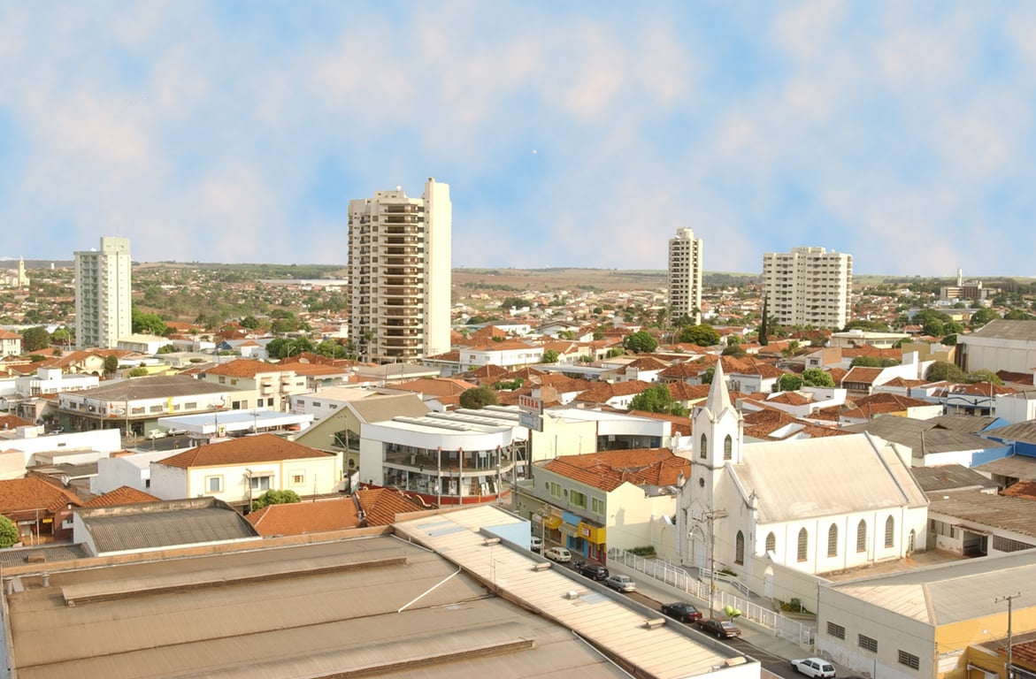 Vista aérea de Lins SP