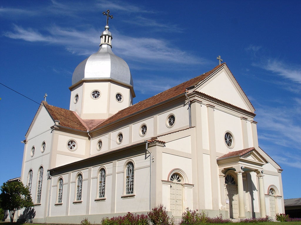 Igreja Católica São João Batista, em Mallet PR