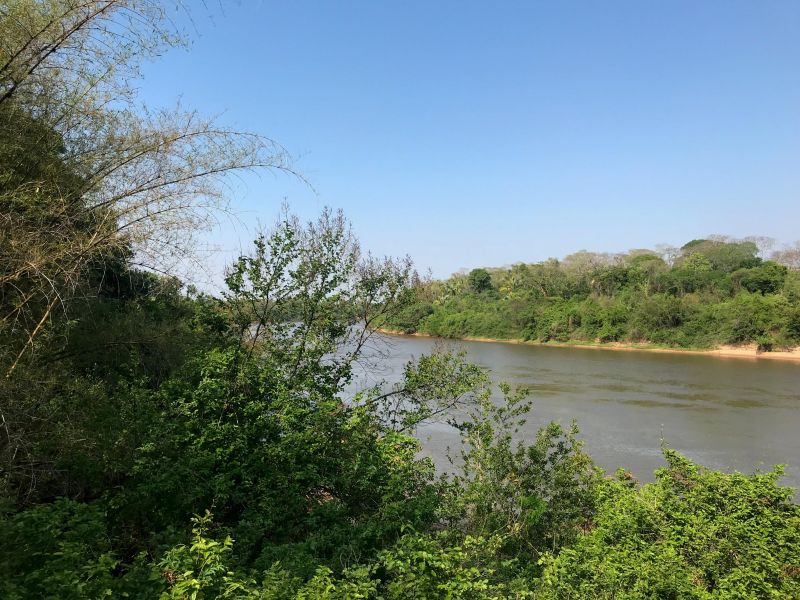 Rio Araguaia no Tocantins ao entardecer