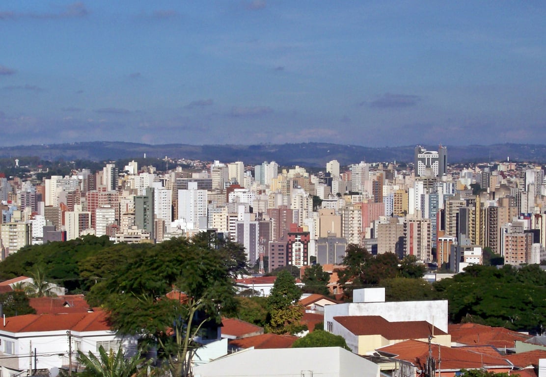 Vista urbana de Campinas, SP