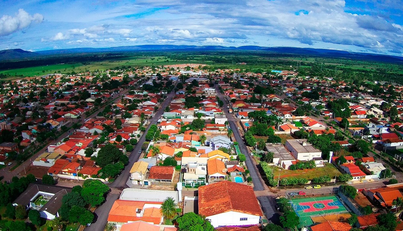 Vista urbana de Buritis MG