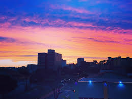 Vista aérea de Osasco SP ao entardecer