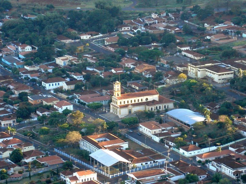 Paisagem urbana no interior paulista, região de Ribeirão Preto