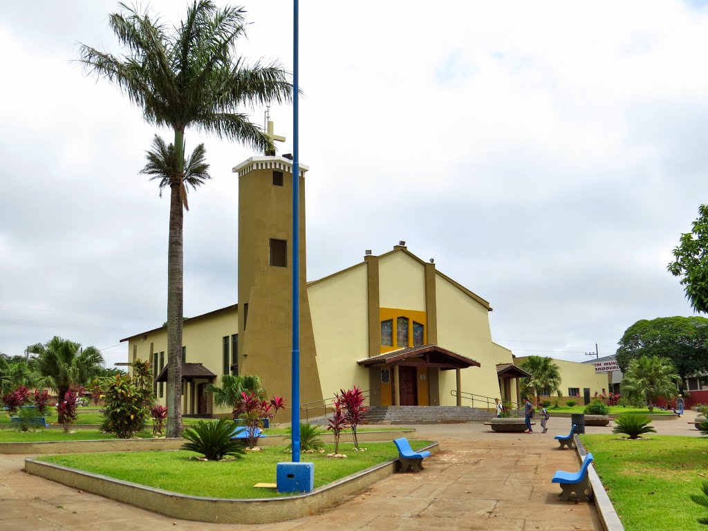Vista urbana de Sandovalina, no interior de São Paulo