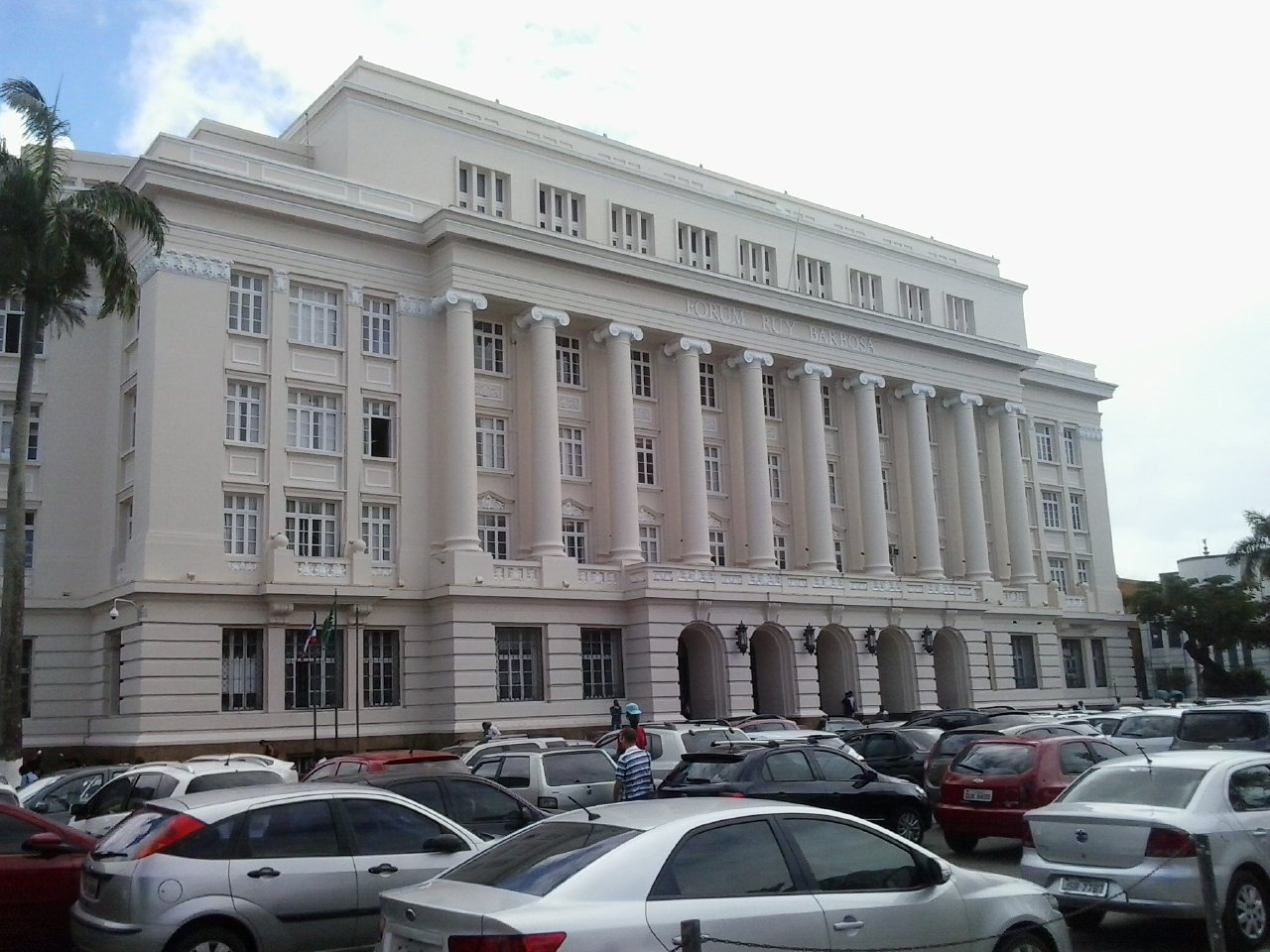 Fórum Ruy Barbosa, Salvador BA, fachada histórica do Tribunal de Justiça da Bahia