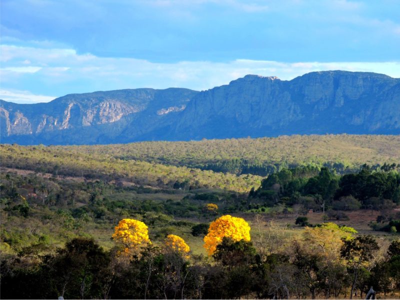 Paisagem da Serra do Espinhaço, em Diamantina