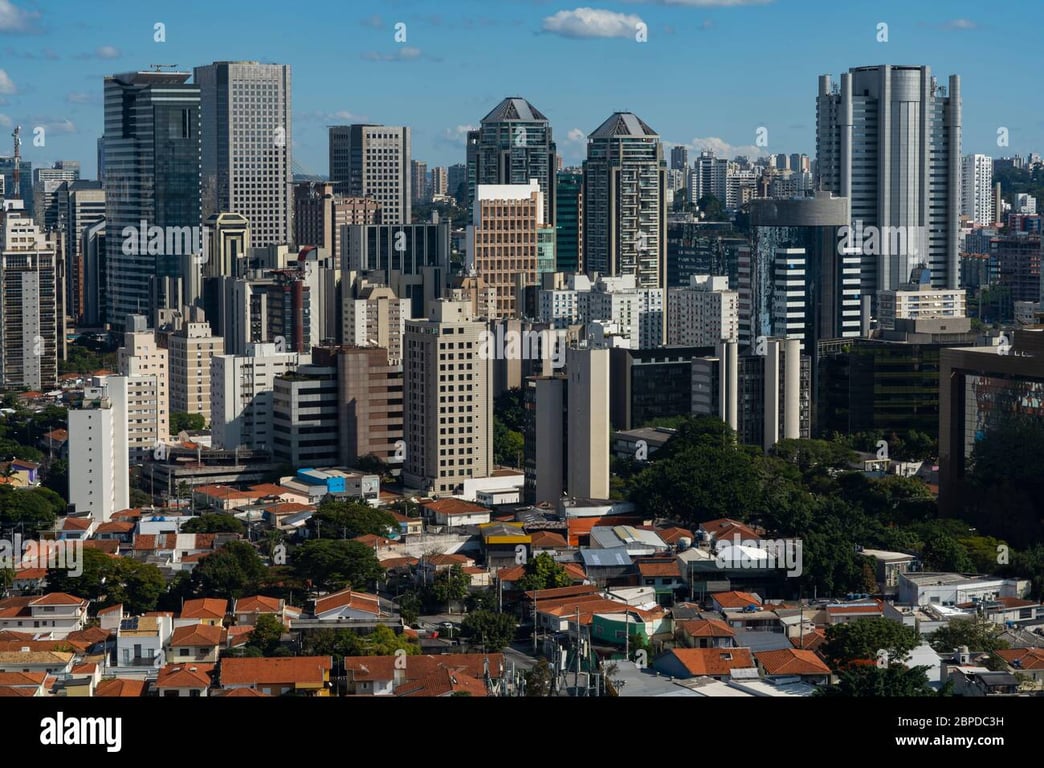 Paisagem urbana de cidade do interior paulista (imagem ilustrativa)