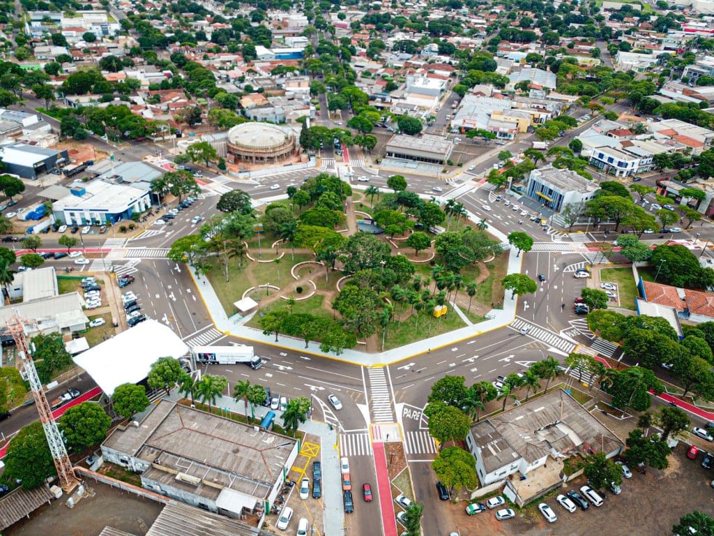 Vista urbana de Naviraí MS