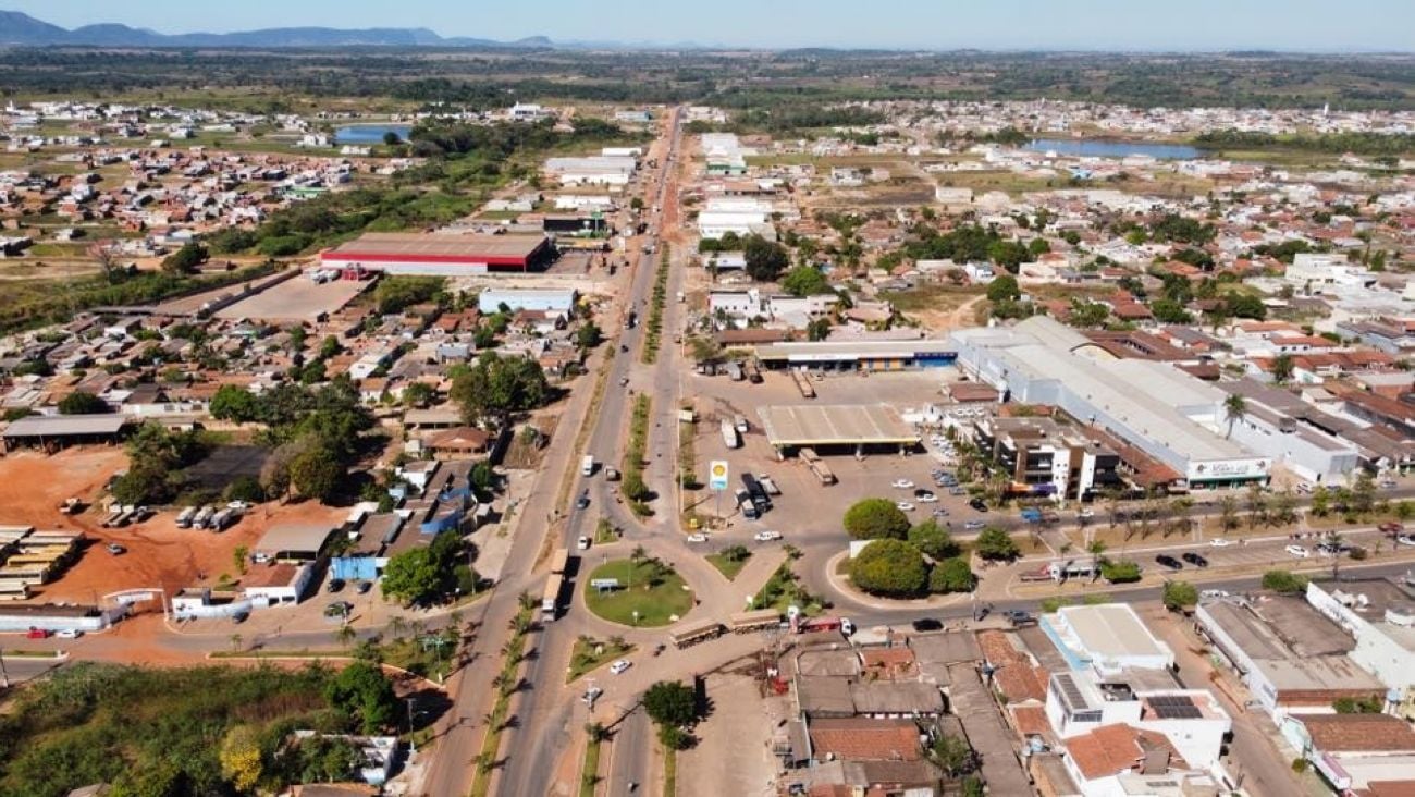 Vista aérea de Xinguara PA