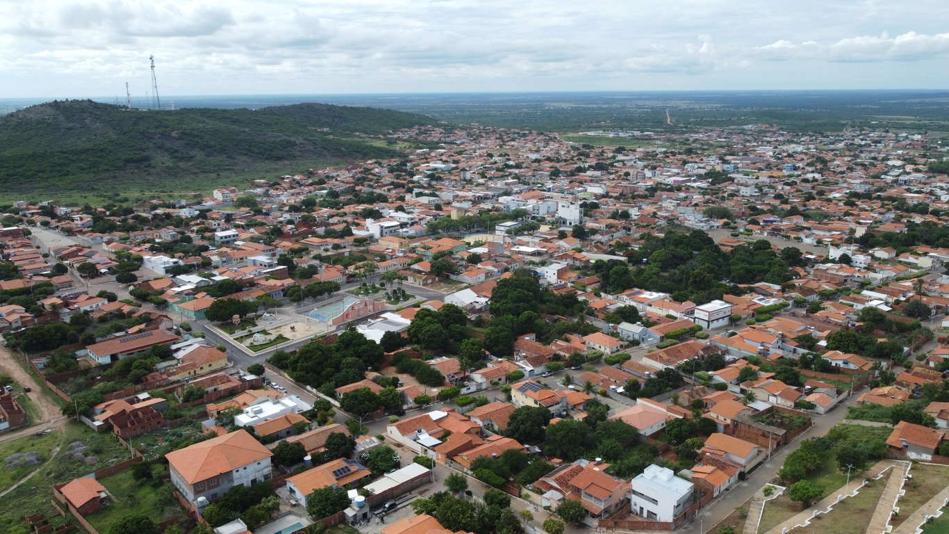 Vista aérea de Palmas de Monte Alto BA