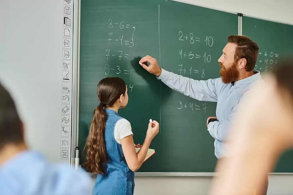 Sala de aula de Matemática no ensino superior