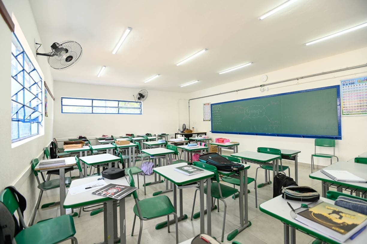 Ambiente de ensino da rede pública municipal (imagem ilustrativa)