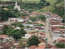 Vista aérea de Ubaíra BA, no Vale do Jiquiriçá