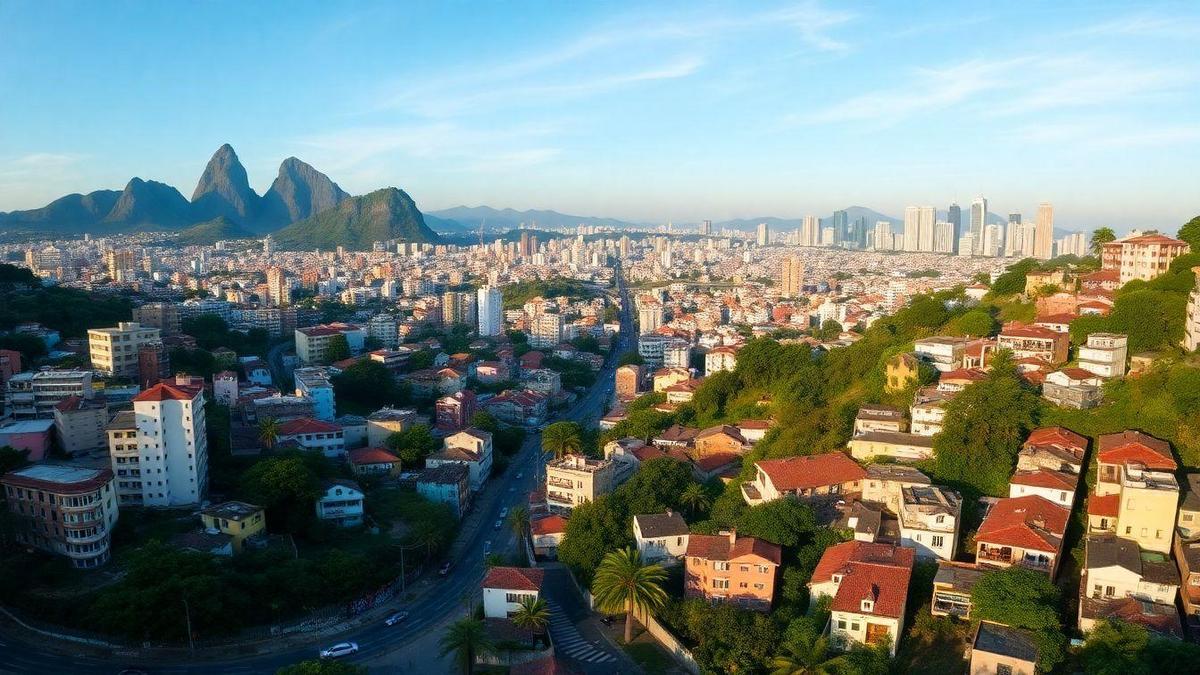 Vista urbana da Tijuca, Zona Norte do Rio de Janeiro