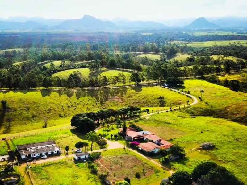 Paisagem rural no sul do Espírito Santo
