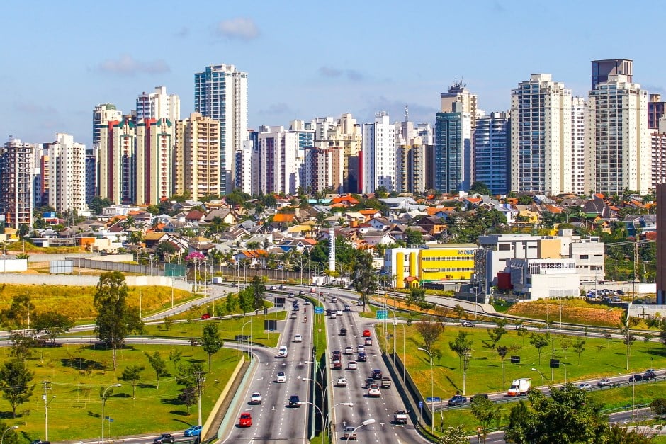 Vista urbana de São José dos Campos, SP