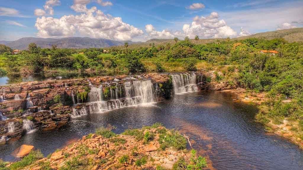 Paisagem da Serra do Espinhaço, em Minas Gerais