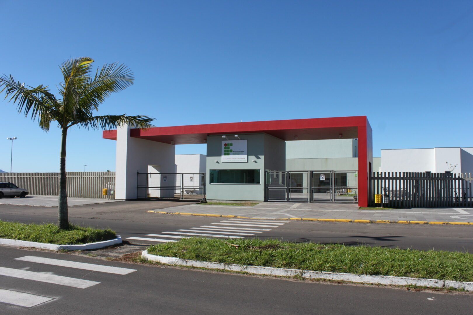 Fachada de Instituto Federal no RS