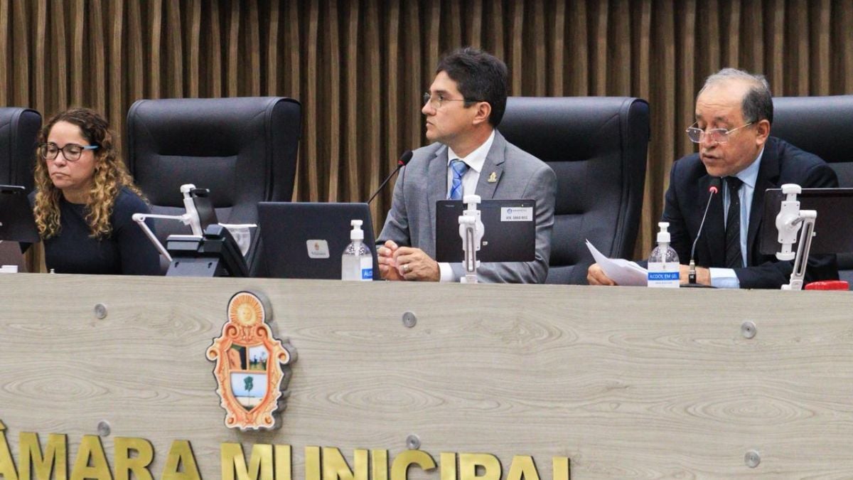 Interior de uma câmara municipal em sessão plenária, imagem ilustrativa