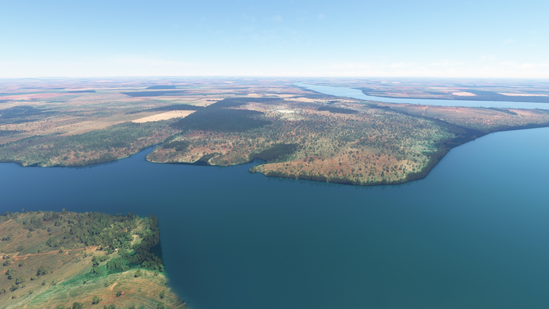 Vista aérea de Paranaíba MS