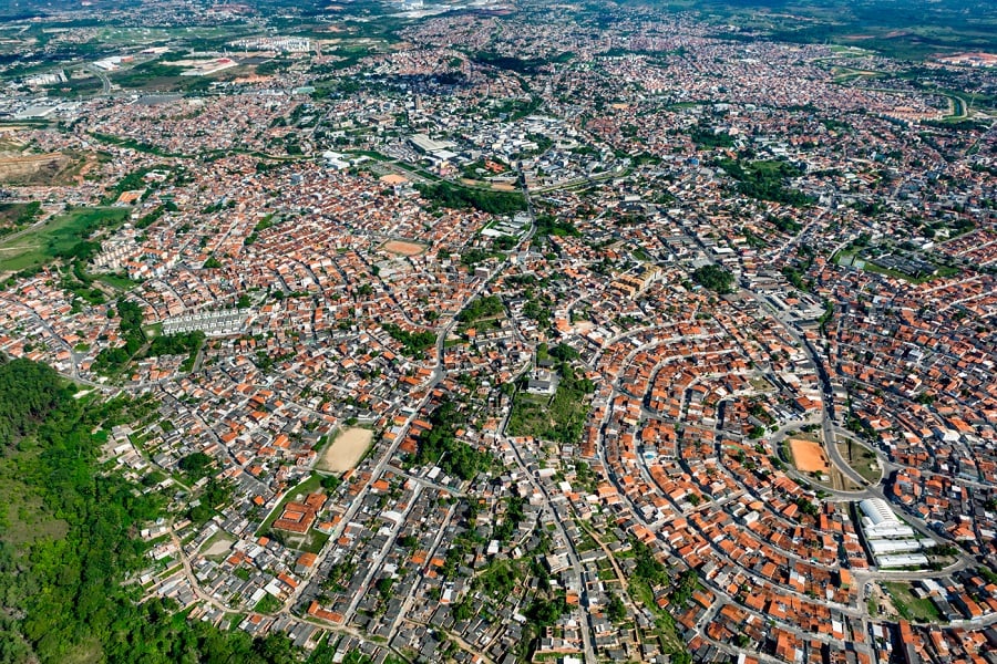 Vista aérea de Camaçari BA