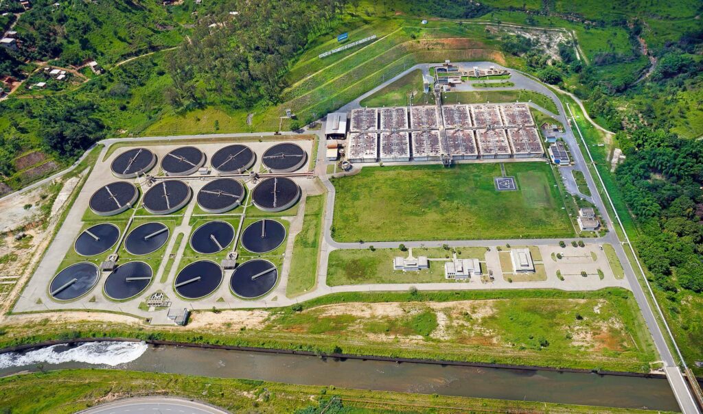 Estação de tratamento de água — imagem ilustrativa