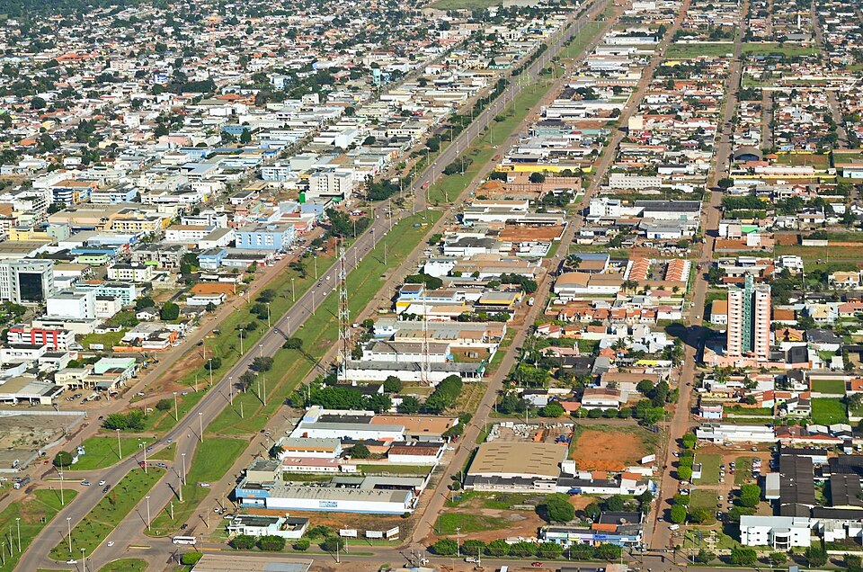 Vista aérea de Vilhena RO