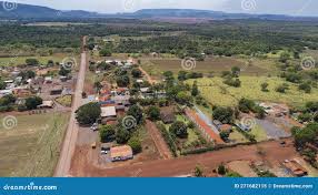 Campos agrícolas em Mato Grosso, ao entardecer