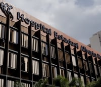 Fachada do Hospital Estadual Dr. Alberto Rassi (HGG), em Goiânia GO.