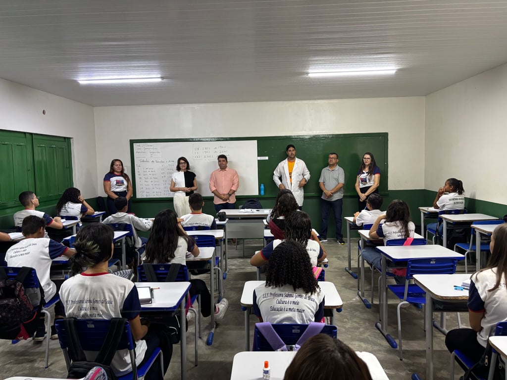 Atividades pedagógicas em sala de aula na rede pública do Ceará