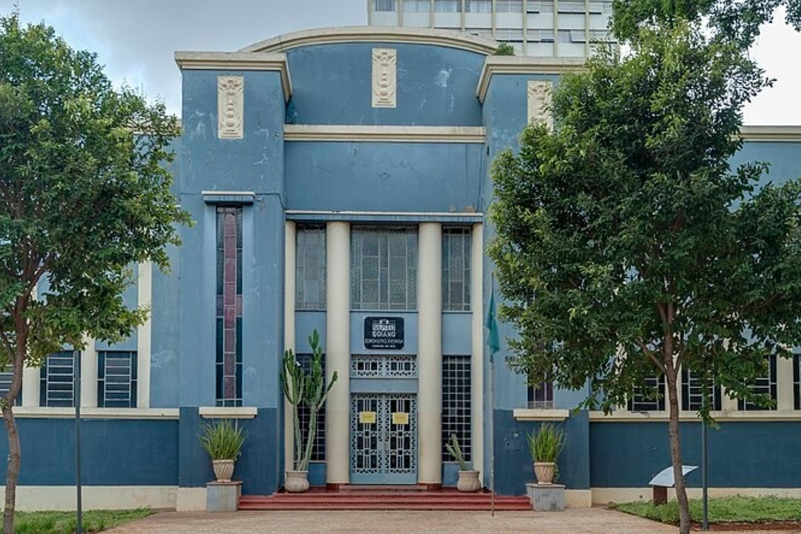 Fachada do Tribunal de Justiça do Estado de Goiás (TJ-GO), em Goiânia