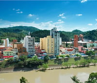 Vale do Itajaí, em Santa Catarina