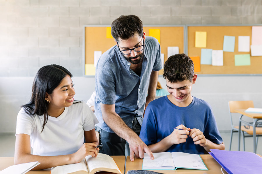 Ambiente de sala de aula do Ensino Médio/Técnico
