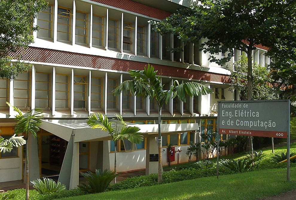 Fachada da FEEC/Unicamp, em Campinas (SP).
