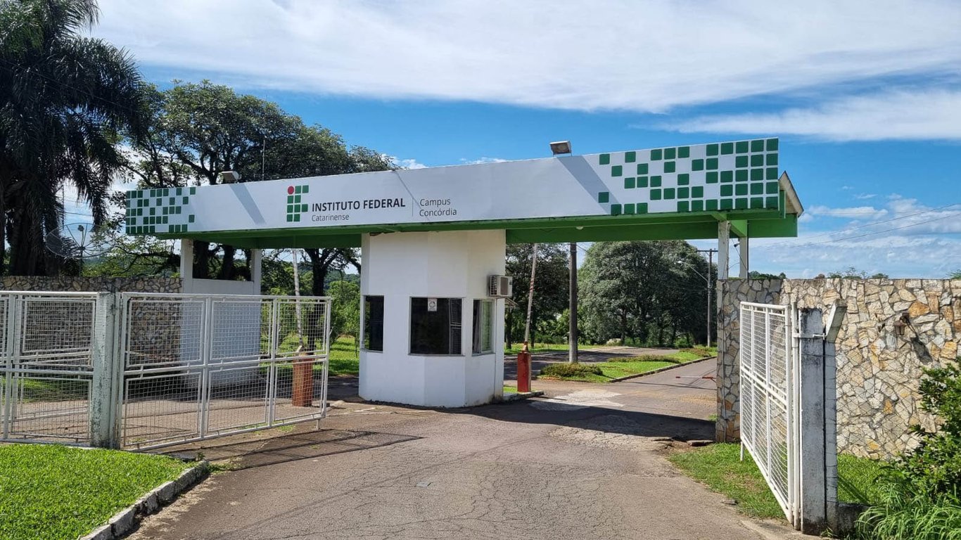 Entrada do Instituto Federal Catarinense – Campus Concórdia