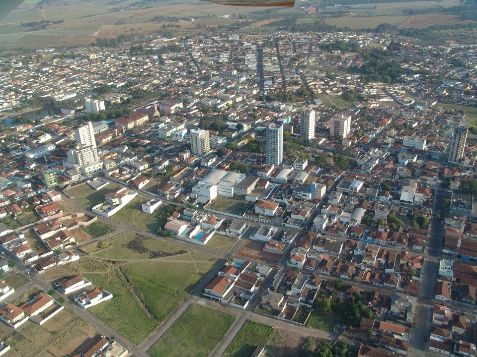Vista aérea de São Sebastião do Paraíso, MG