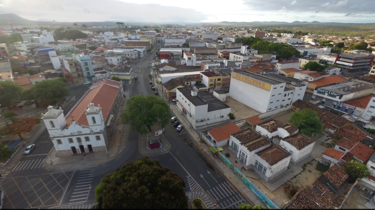 Vista aérea de Senhor do Bonfim BA