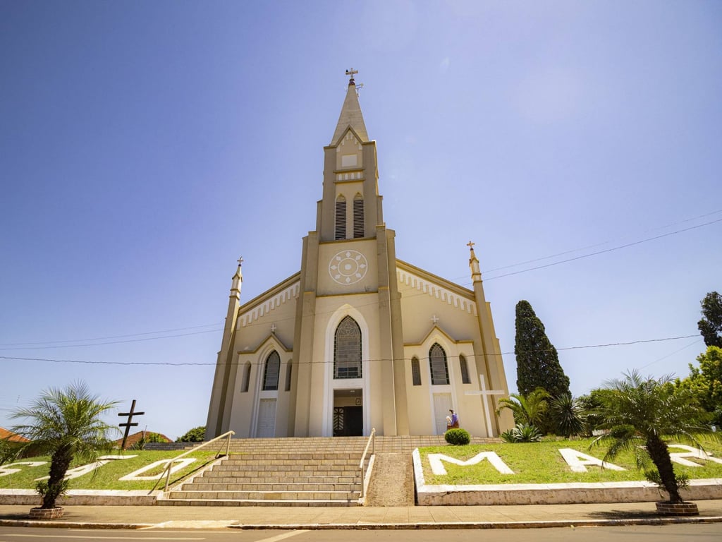 Vista urbana de São Martinho RS, na região Noroeste do estado