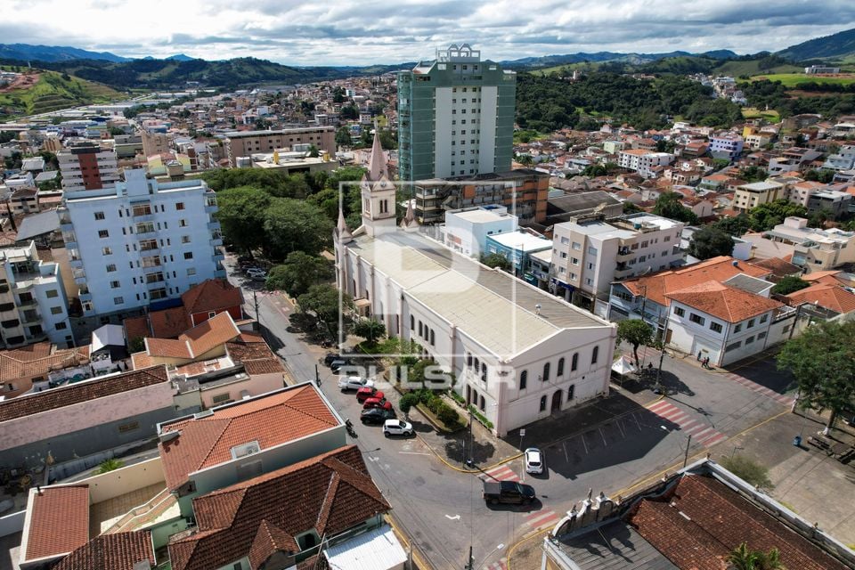 Vista aérea de Paraisópolis, na Serra da Mantiqueira