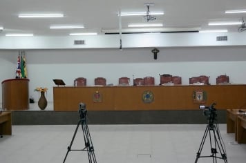 Plenário de uma Câmara Municipal no Brasil