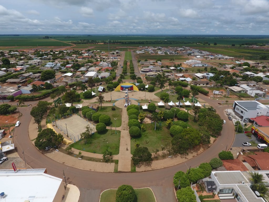 Vista aérea de Santa Carmem MT