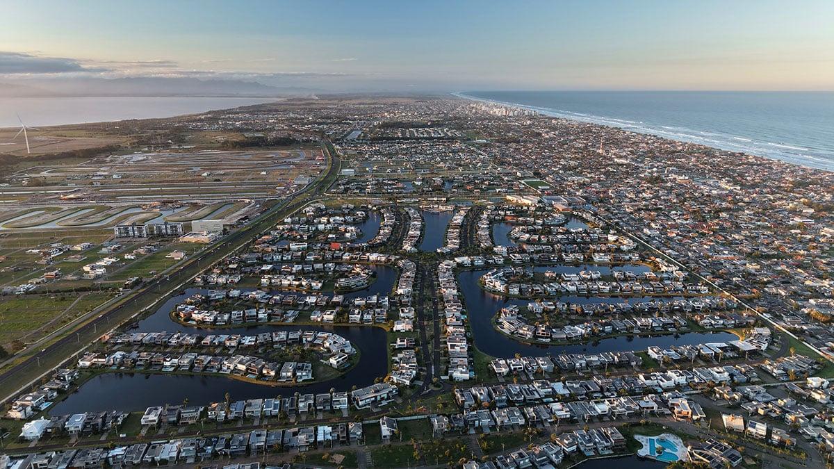 Vista aérea de Xangri-Lá, no Litoral Norte do RS