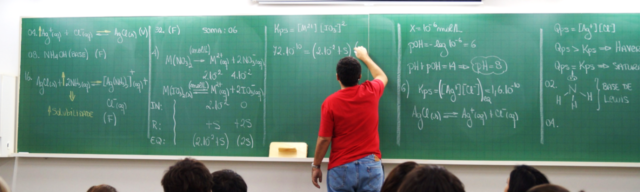 Sala de aula da rede pública