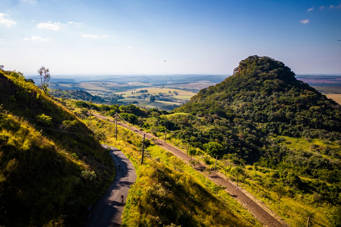 Vista da Cuesta de Botucatu SP