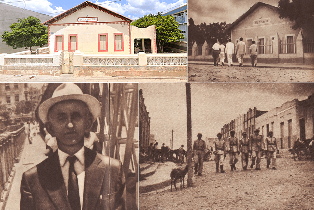 Cena urbana histórica no interior gaúcho