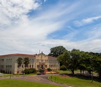 Vista ampla do campus da FCAV/UNESP em Jaboticabal SP.