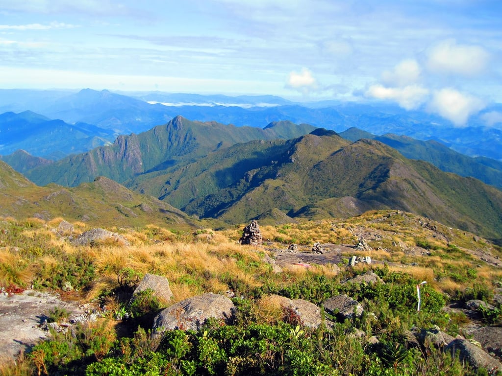Estrada de montanha no Sul de Minas